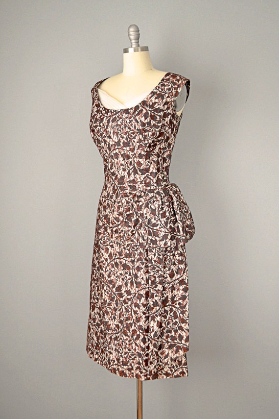 1950s Wiggle Dress / Dress with Matching Bolero /… - image 3
