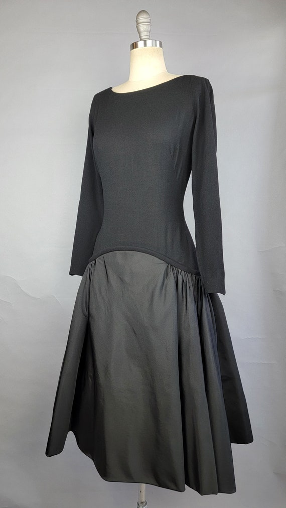 Pauline Trigère Dress / 1960s Cocktail Dress / Ba… - image 2