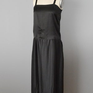 1920s Dress / Flapper Dress / 1920s Black Dress / Authentic 1920s Dress / Antique Dress / Size Small Size Medium image 4