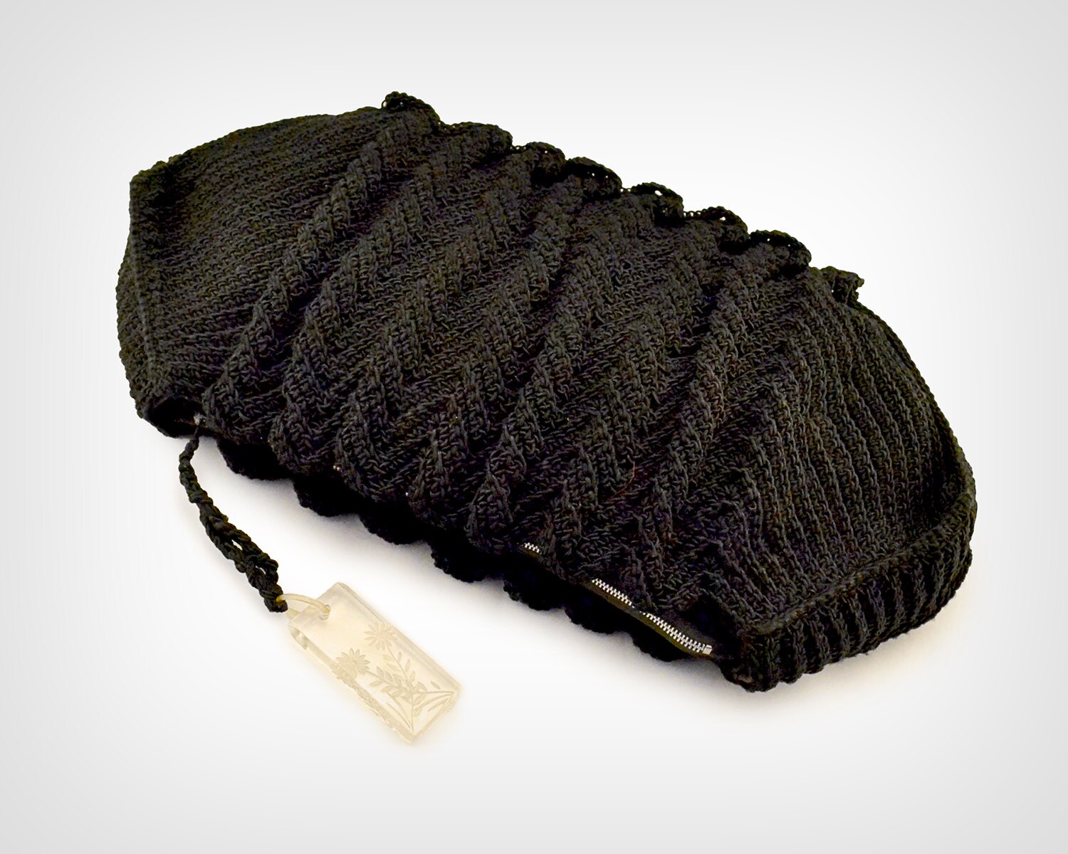 Lucite Pull Corde Bag | 1940s main image 1