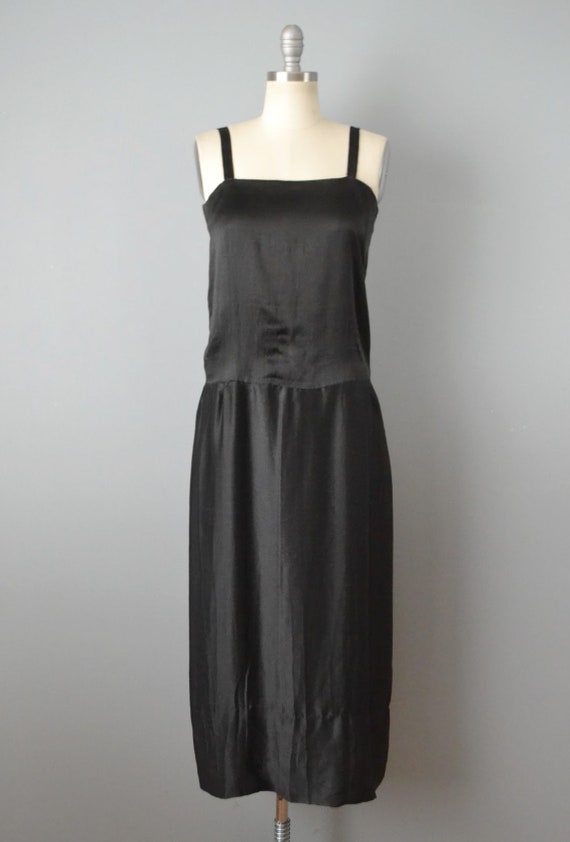 1920s Dress / Flapper Dress / 1920s Black Dress /… - image 2