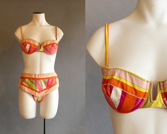 1960s Emilio Pucci Bikini / Vintage Pucci / Emilio