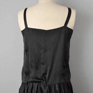 1920s Dress / Flapper Dress / 1920s Black Dress / Authentic 1920s Dress / Antique Dress / Size Small Size Medium image 8