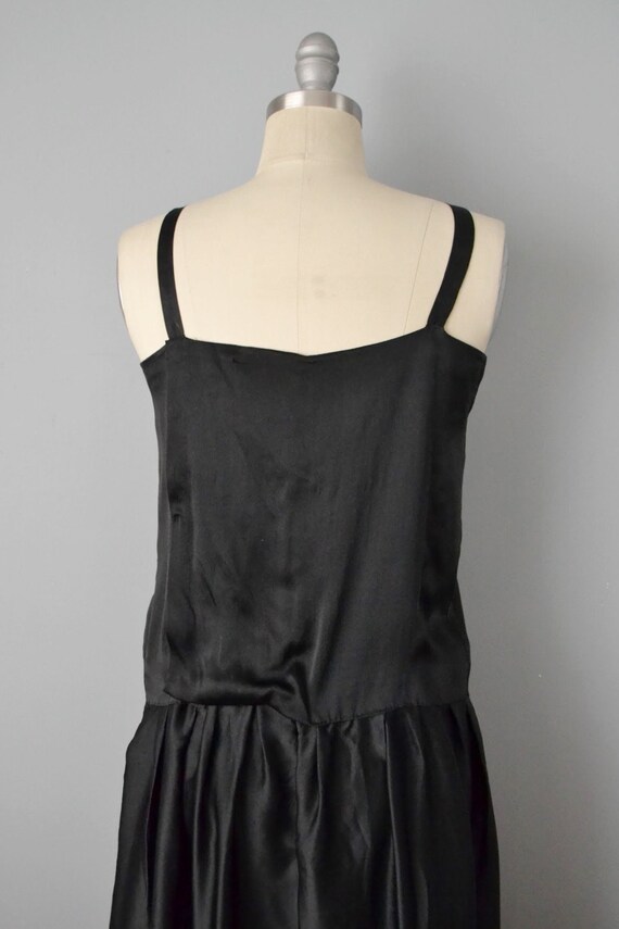 1920s Dress / Flapper Dress / 1920s Black Dress /… - image 8