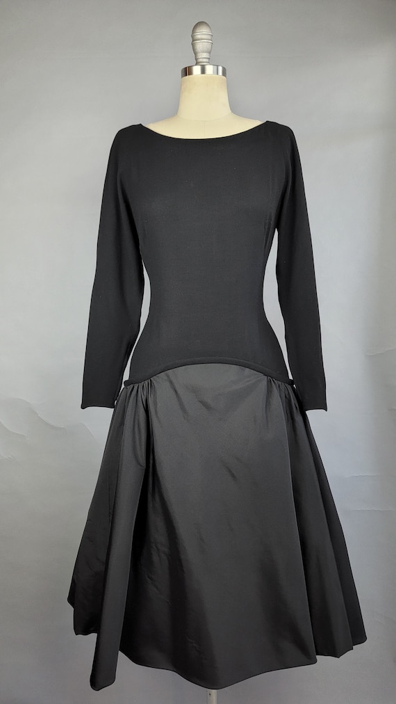 Pauline Trigère Dress / 1960s Cocktail Dress / Ba… - image 4