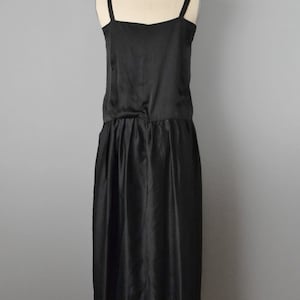 1920s Dress / Flapper Dress / 1920s Black Dress / Authentic 1920s Dress / Antique Dress / Size Small Size Medium image 7