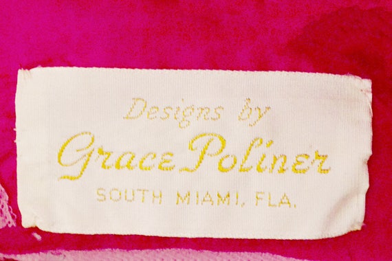 1950’s Mermaid Dress / Grace Poliner Gown / Pink … - image 7