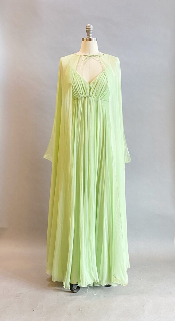 1960's Goddess Dress / Alfred Bosand Gown / Designer … - Gem