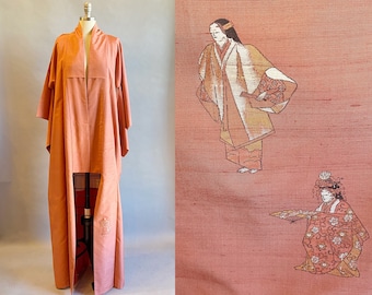 Vintage Kimono / Japanese Kimono / Unisex Kimono / Silk Kimono / One Size