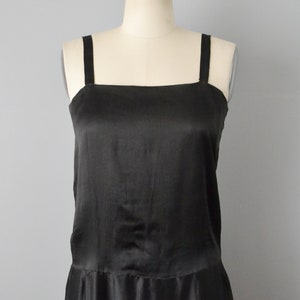 1920s Dress / Flapper Dress / 1920s Black Dress / Authentic 1920s Dress / Antique Dress / Size Small Size Medium image 3