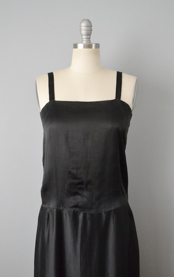 1920s Dress / Flapper Dress / 1920s Black Dress /… - image 3