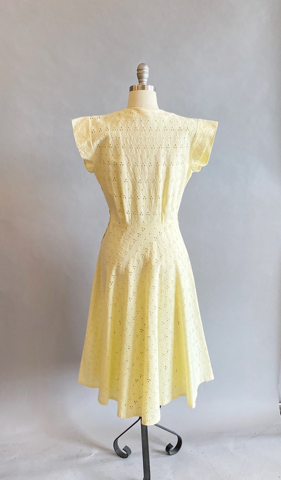 50s yellow dress