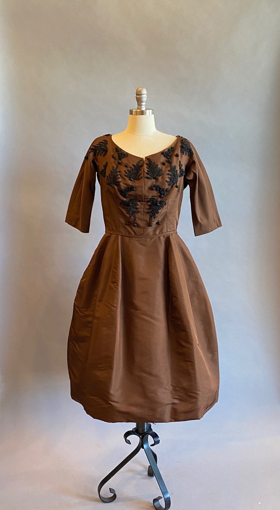1950s "New Look" Dress / 1950s Party Dress / 50s … - image 2