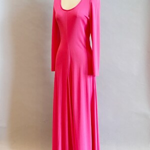 Lilli Diamond Dress / 1970s Maxi Dress / 1970s Hostess Gown / Size Large image 3
