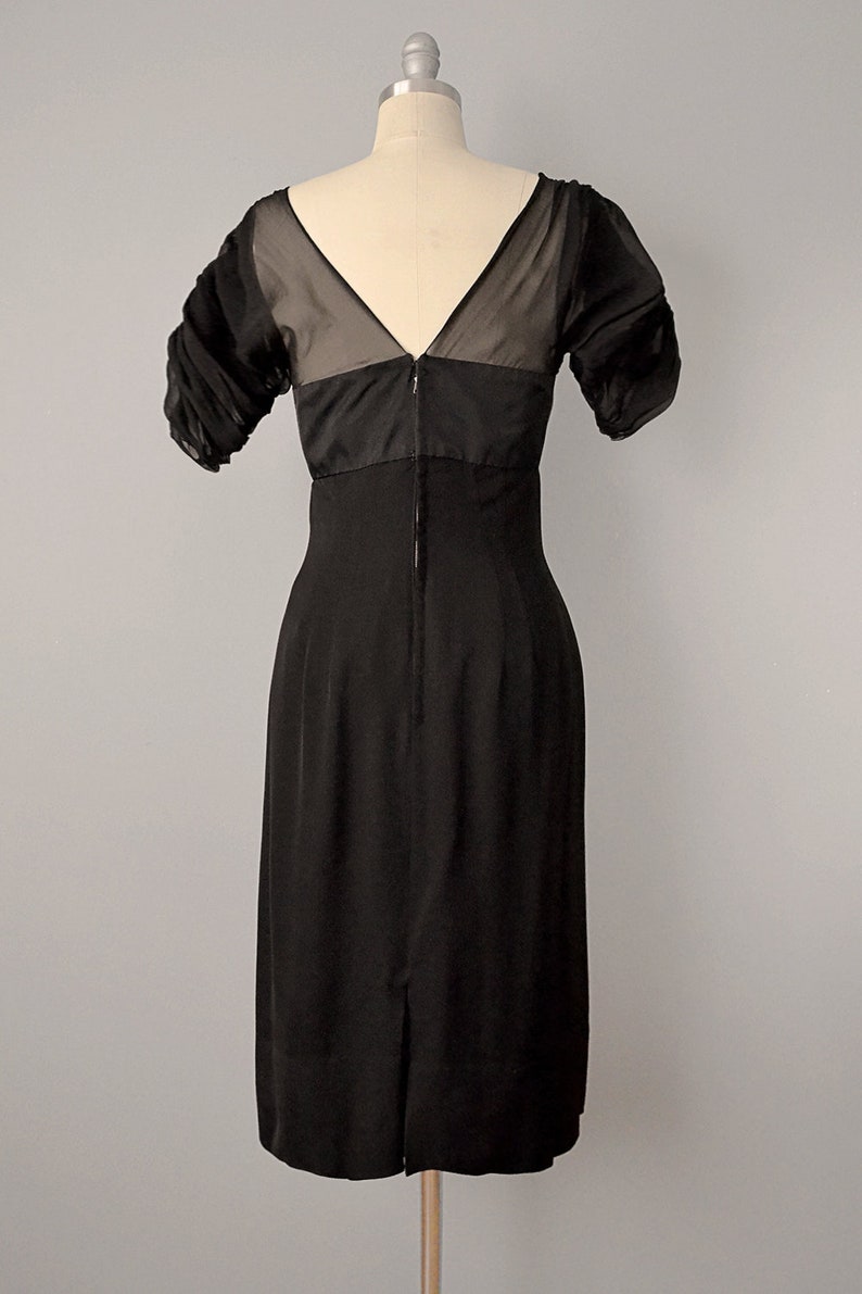 50s silk dress