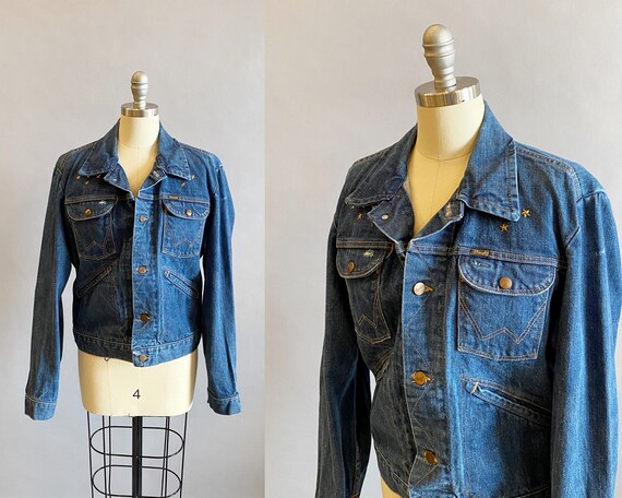 1970s Wrangler Jacket / Denim Jacket / Vintage Wra