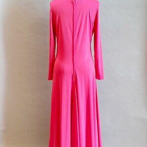 Lilli Diamond Dress / 1970s Maxi Dress / 1970s Hostess Gown / Size Large image 7