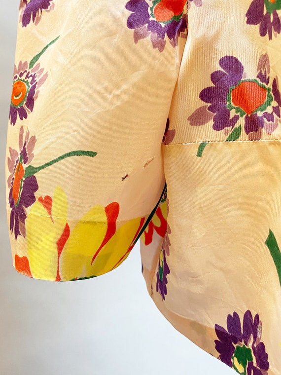 1930's Floral Dress  / 30's Dress With Jacket / S… - image 10