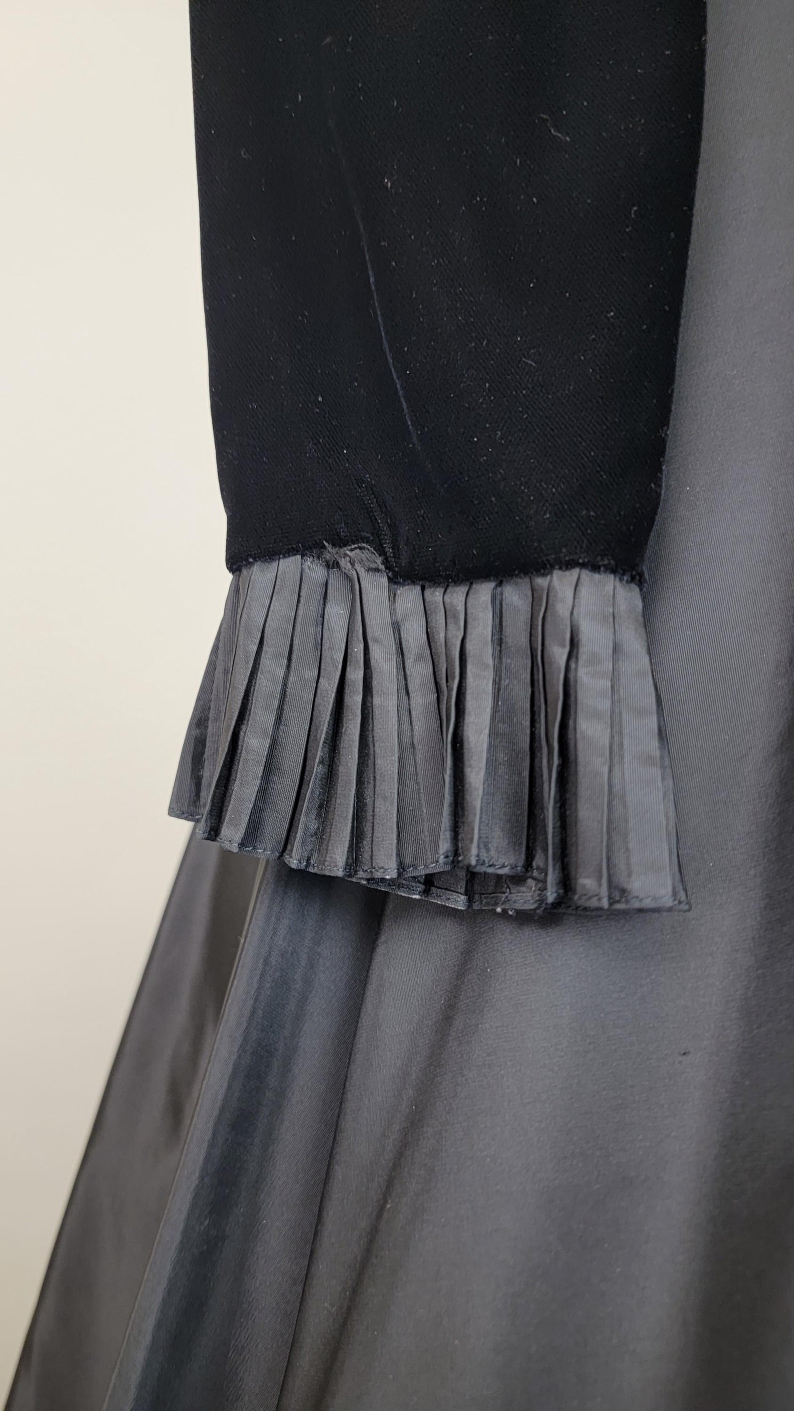 ALBERT CAPRARO vintage 1970s evening dress gown, SAKS designer blouson chiffon gown, medium