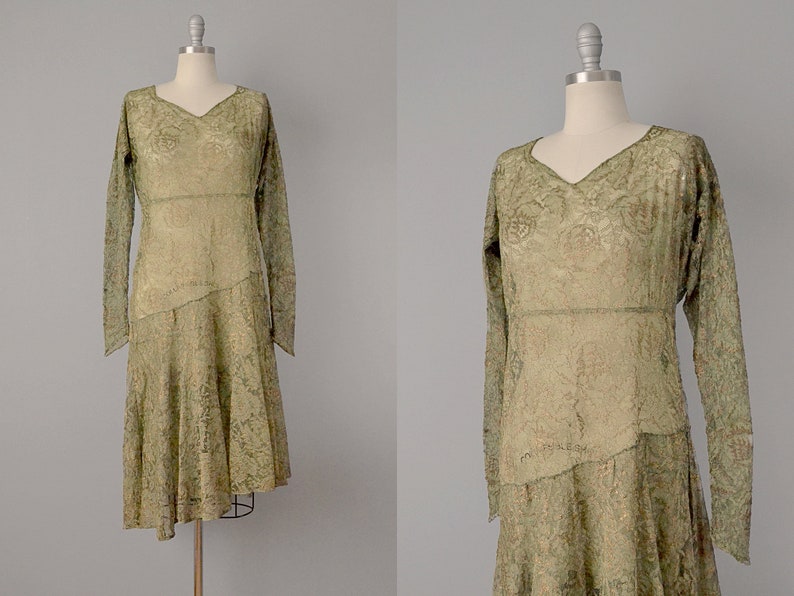 lace flapper dress