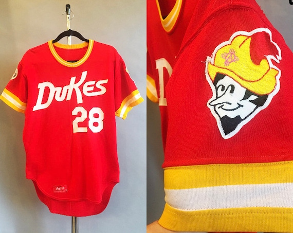 1970s Albuquerque Dukes Baseball Jersey / Vintage