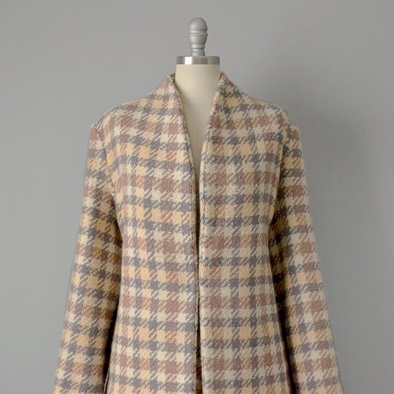 1950’s Wool Suit / 50s Autumnal Wool Houndstooth … - image 5