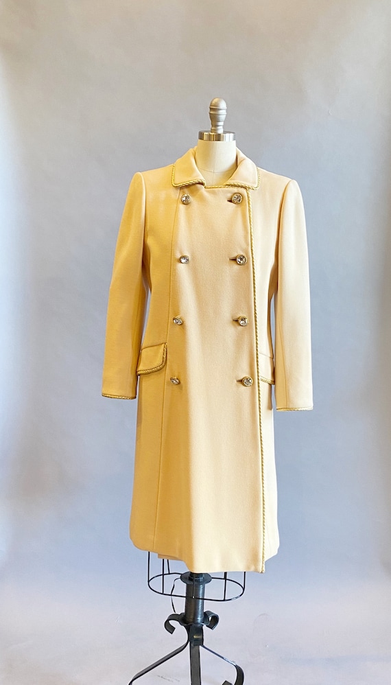 1960's Amen Wardy Coat / 1960s Designer Coat / Vi… - image 2