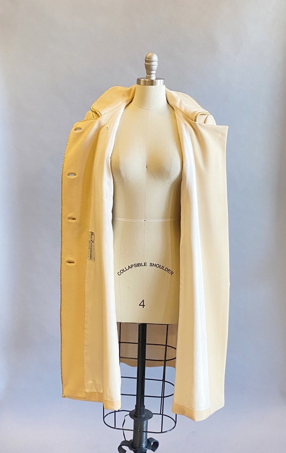 1960's Amen Wardy Coat / 1960s Designer Coat / Vi… - image 9