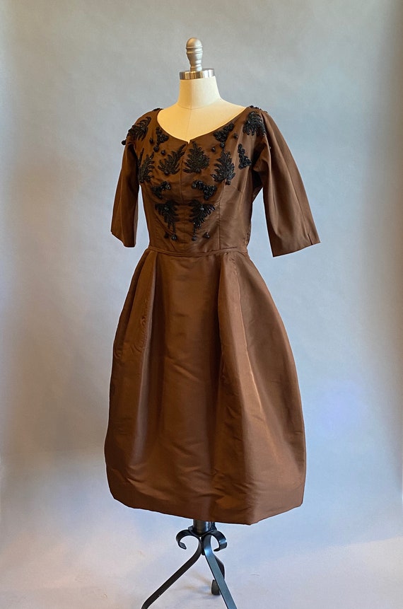 1950s "New Look" Dress / 1950s Party Dress / 50s … - image 3