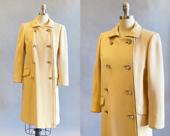 1960's Amen Wardy Coat / 1960s Designer Coat / Vi… - image 1