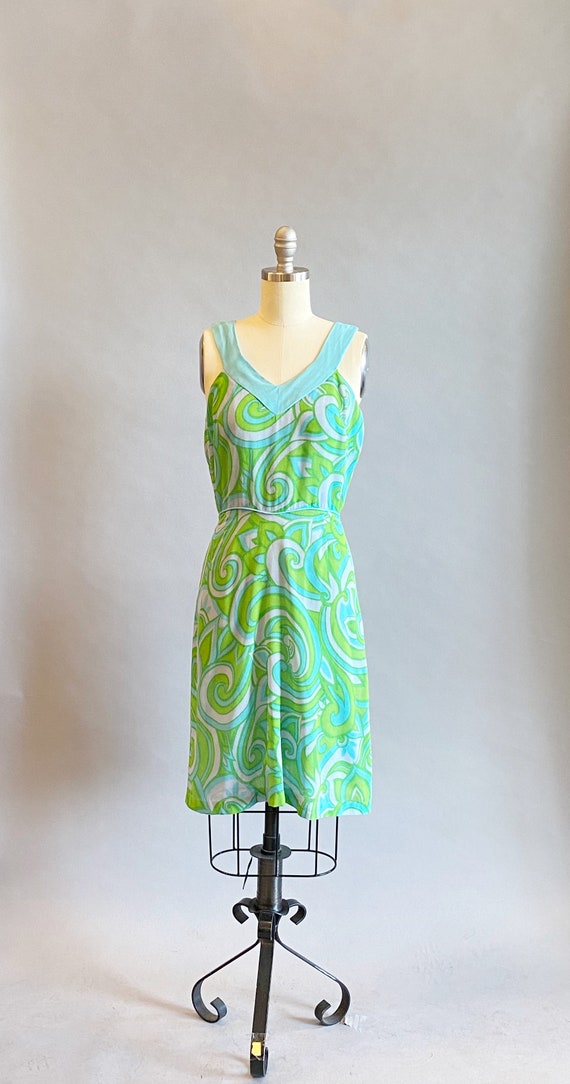 1960s Mod Dress / 60s Day Dress / 1960s GoGo Dres… - image 2