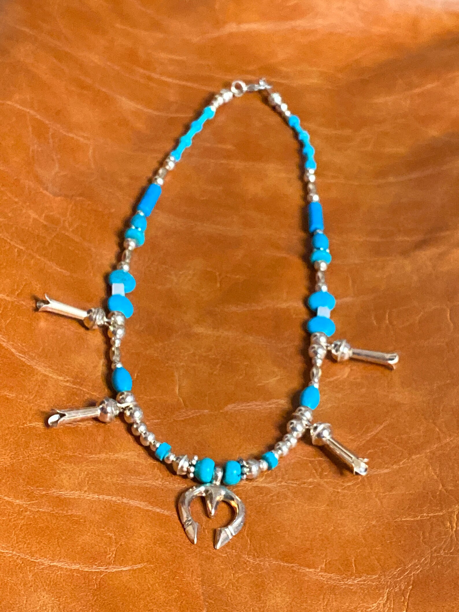 Baby/Child SQUASH BLOSSOM 14 Sterling Necklace Etsy