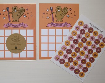 Sticker charts | Etsy