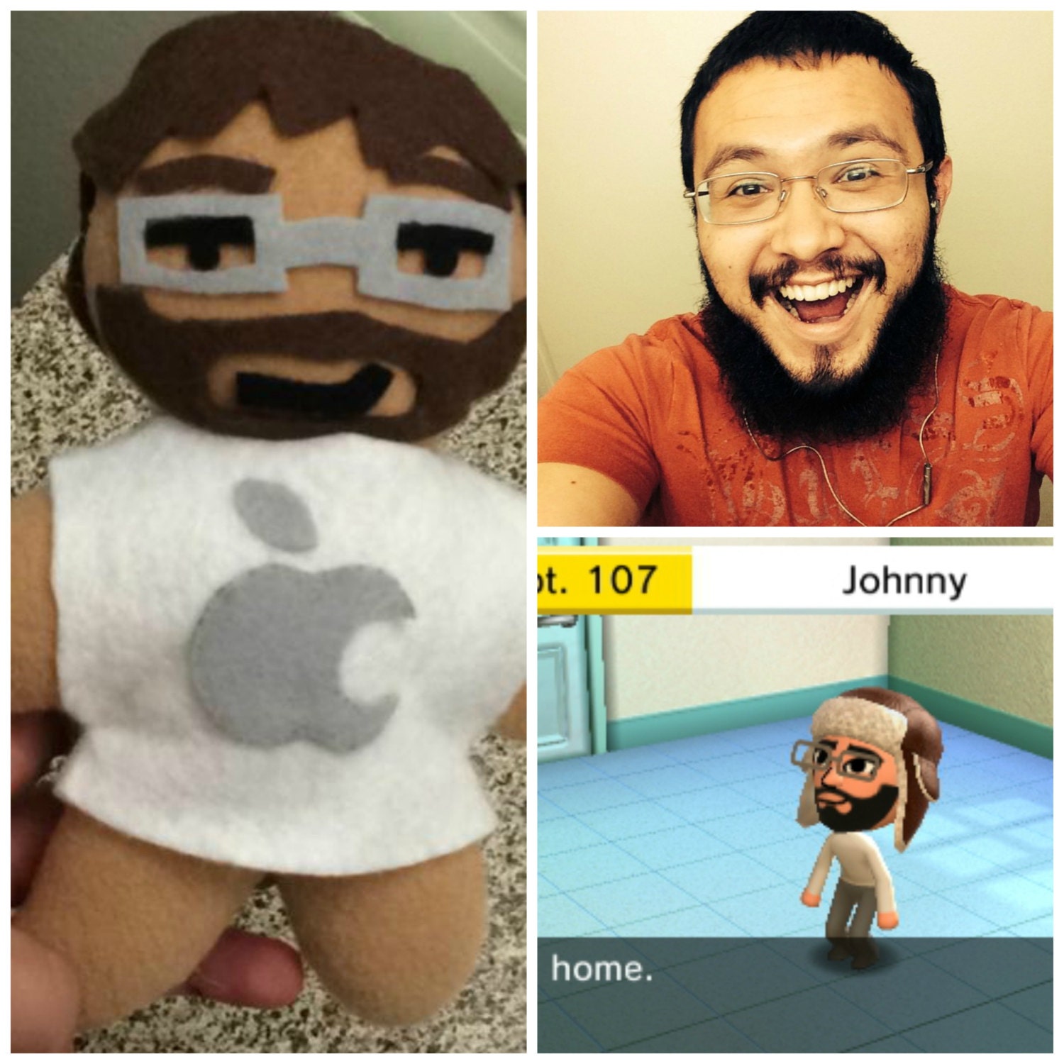 Nintendo Mii Character Inspired Plush. Looks Like Mii Character - Etsy