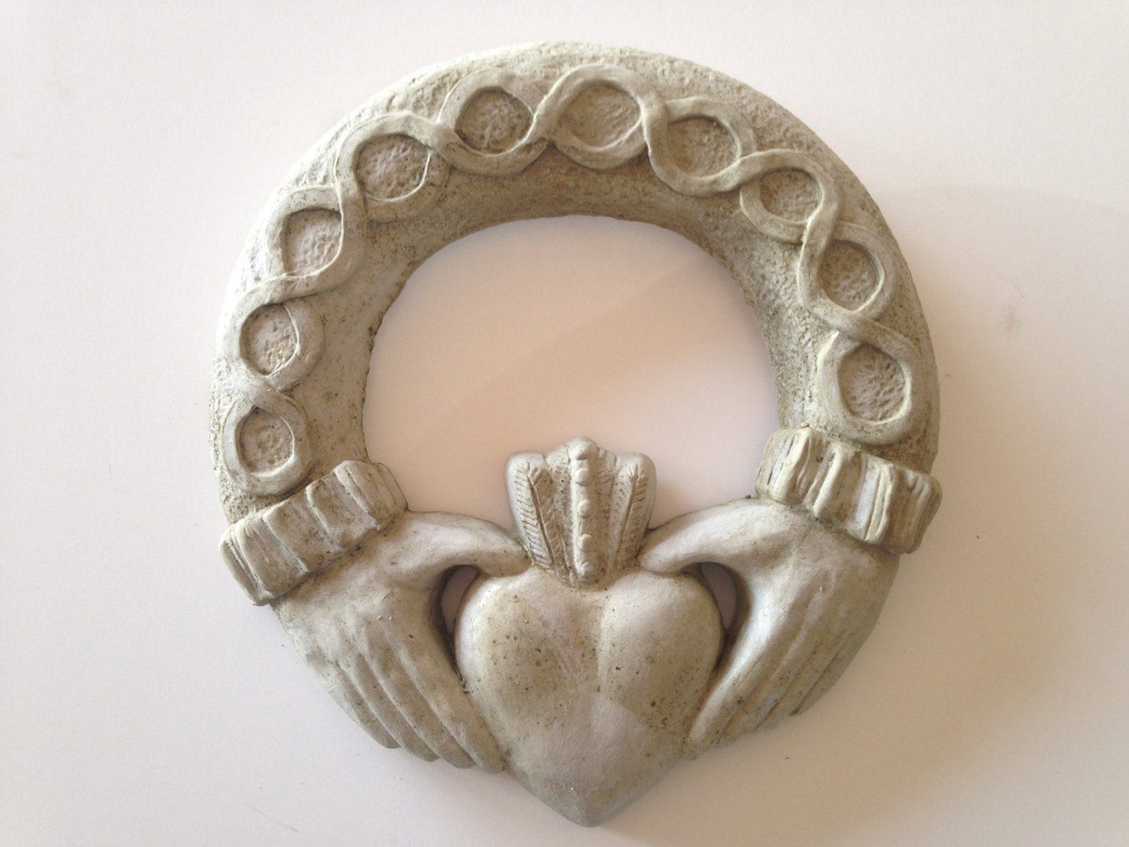 Claddagh Plaque Claddagh wreath and wall art celtic patio Etsy