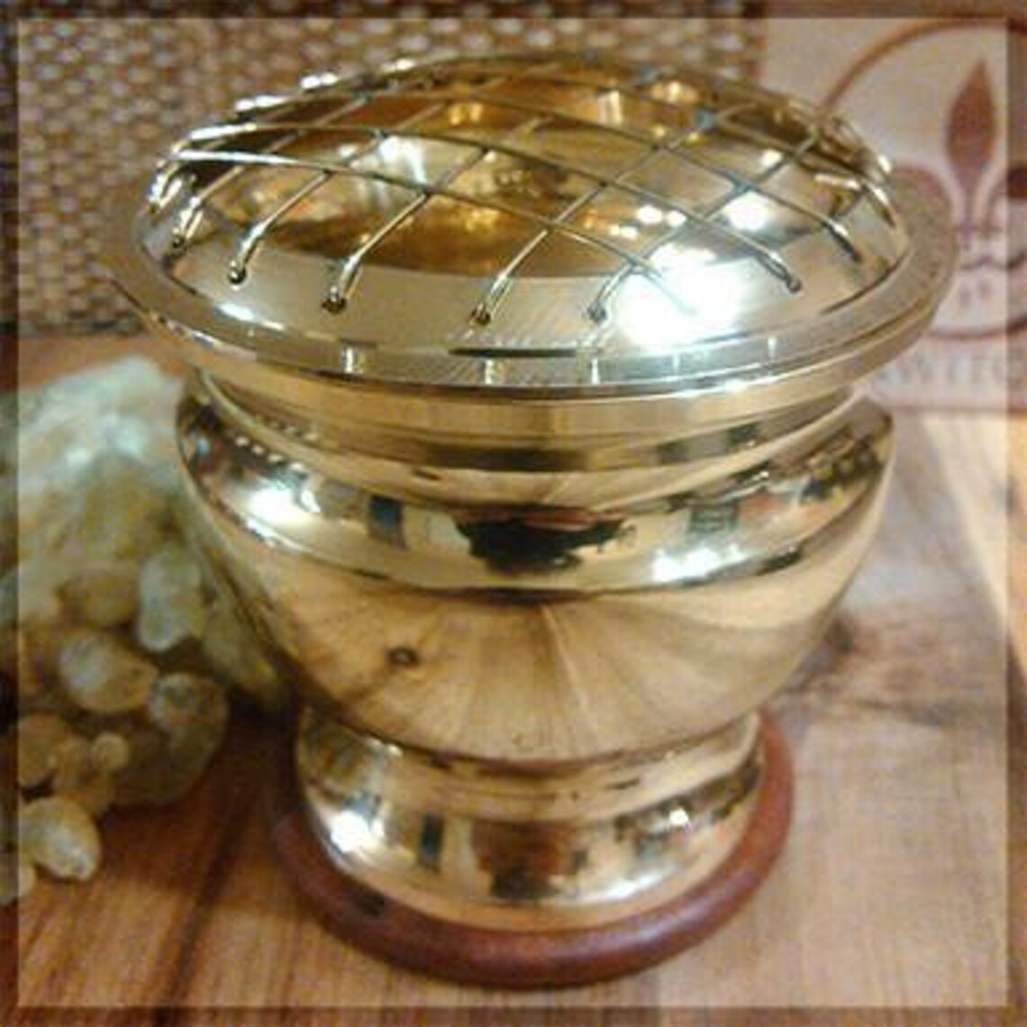 Large Brass Incense Burner Etsy