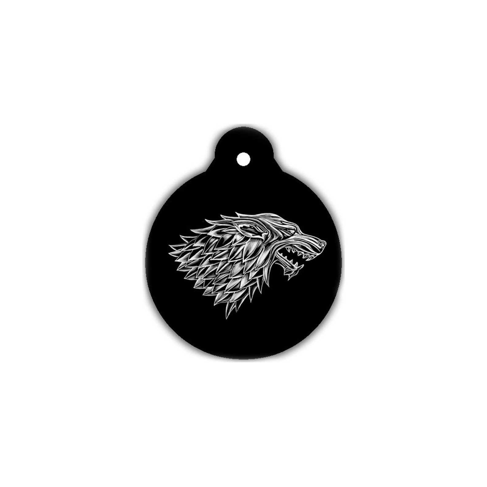 Pet ID Tag House of Stark Game of Thrones Dog ID Tag Cat ID Tag Etsy