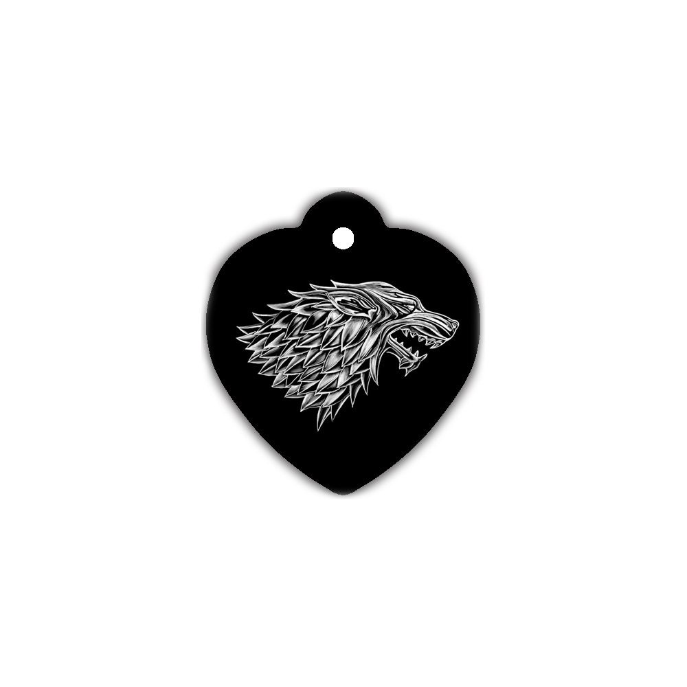 Pet ID Tag House of Stark Game of Thrones Dog ID Tag Cat ID Tag Etsy