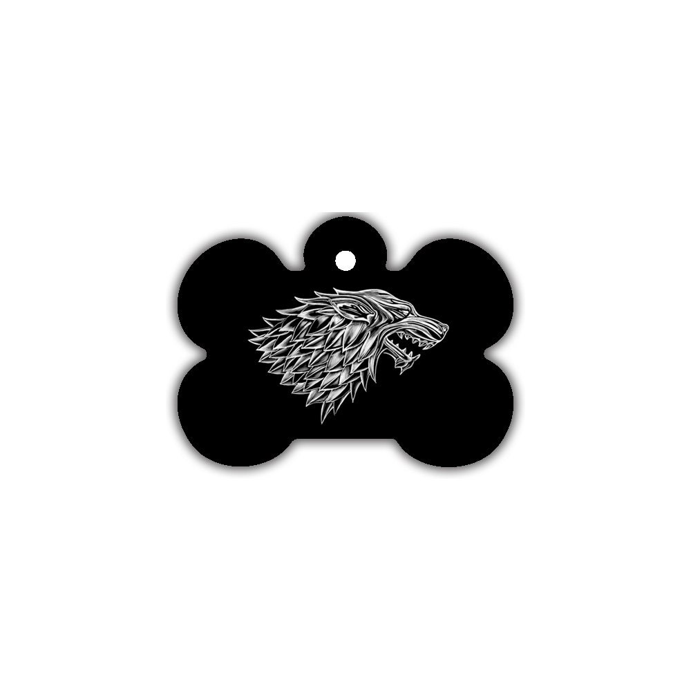 Pet ID Tag House of Stark Game of Thrones Dog ID Tag Cat ID Tag Etsy
