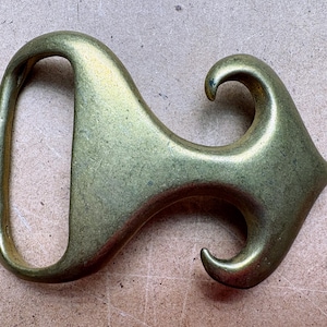 Vintage D. Laurie Arrowhead  NOS Brass Belt Buckle -