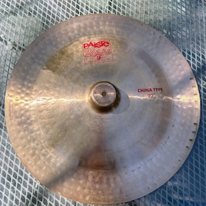 Vintage Paiste 2002 22&quot; China Typ Cymbal Made in der Schweiz Seriennummer 250015
