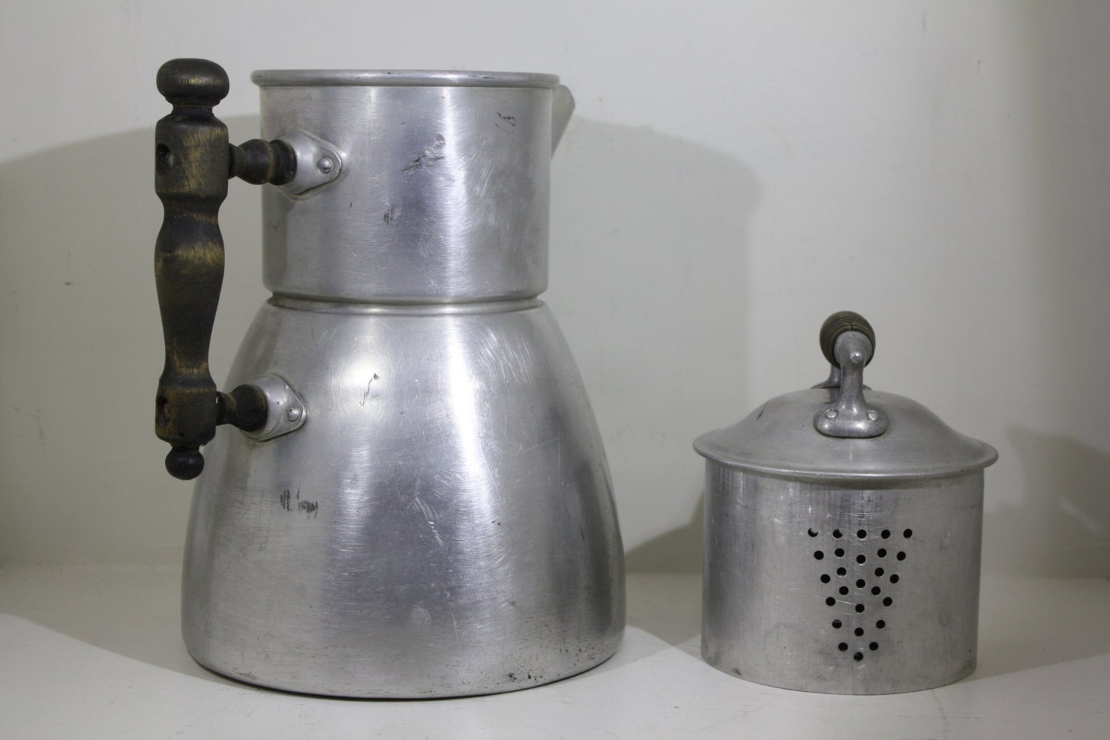 Vintage WEAR EVER Aluminum Coffee Pot Patented 1902 Etsy