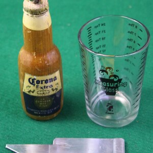 Vintage Barware Lot: Corona Bottle Opener, Schweppes Cutter, Gemco Measuring Glass