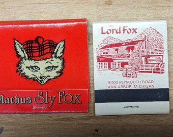Lot of (4) unused  Vintage Restaurants matchbooks