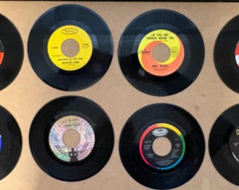 Lot of (8) 45 RPM Vinyl Record Diana Ross, Bette Midler, Motown, Capitol etc.