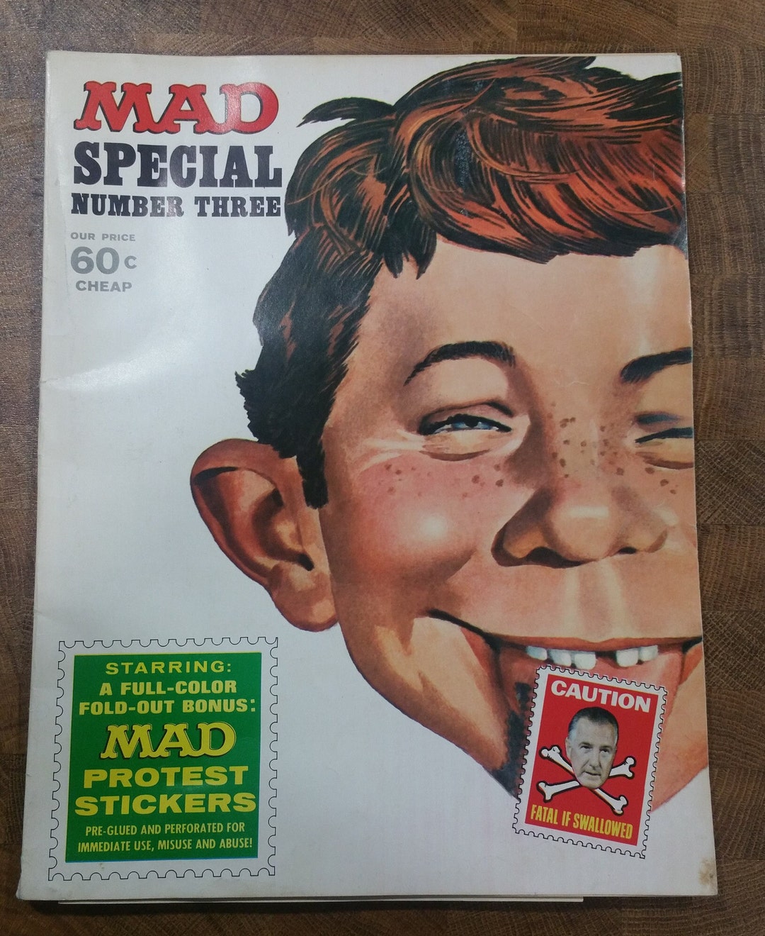 Vintage MAD Magazine Special Number Three With Mad Protest Sticker