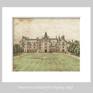 Biltmore Splendor Biltmore Estate Photography, Architectural Print, North Carolina Landscape, Asheville Art, Biltmore Mansion House Photo image 2