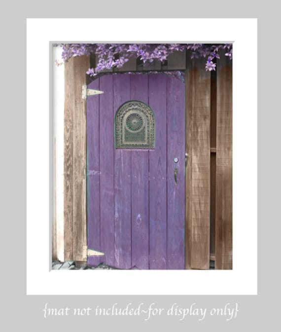 Purple Savannah Door Photography Door Print Rustic - Etsy