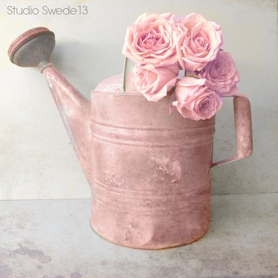 Shabby Cottage Chic Art Country Kitchen Rose Garden Etsy