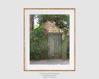 Hideaway-Charleston Art Print, Charleston Home, Charleston Building, Charleston Landscape, Charleston Architecture, Travel Art, Old Home Art